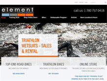 Tablet Screenshot of elementsport.ca